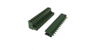 0/13 CHN 5,08mm 180°  DİŞİ+ERKEK TAKIM YEŞİL YANLARI AÇIK