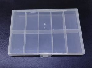 Organizer Malzeme Kutusu 10 Bölmeli Şeffaf PBB040-22 (#31) Setbox 130x90x18mm