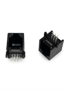 TELEFON  KONNEKTÖRÜ  6P6C  90° DERECE  PCB  TİPİ  DİŞİ