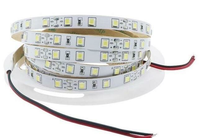 LED ŞERİT SİLİKONLU  4040/60 MAVİ 12V DC  [ 5 MT MAKARA FİYATIDIR]