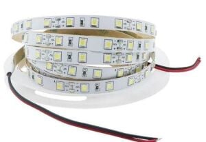 LED ŞERİT SİLİKONLU  4040/60 MAVİ 12V DC  [ 5 MT MAKARA FİYATIDIR]
