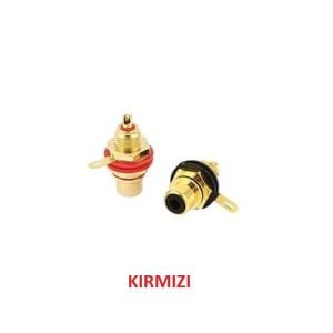Rca Dişi Şase Gold Kırmızı IC-261C ( Tos Fiş )
