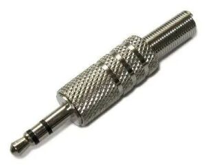 STEREO MİC 3,5mm 3 BOĞUM ERKEK METAL JAK METAL  KULAKLIK TİPİ