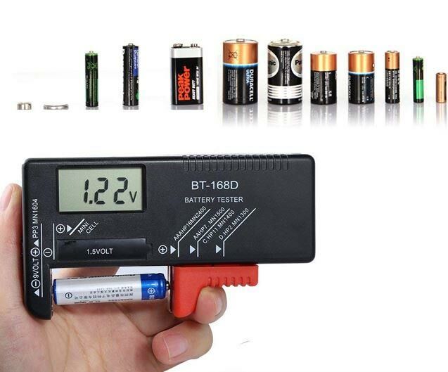 Bt-168d Lcd Dijital Pil ölçüm cihazı