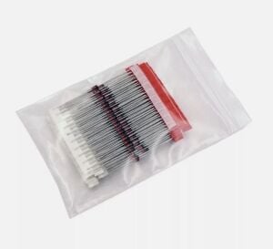 140 Parça Zener Diyot Seti 1/2w 14 Farklı Değerde Şeffaf Poşette