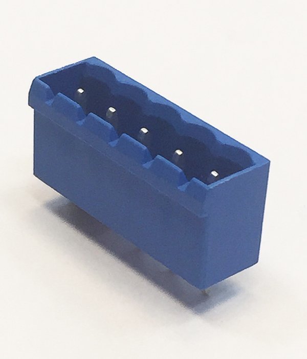 0/5 MR  5,08mm ERKEK 180 KAPALI 5Lİ MAVİ SOKET Klemens SKS 5,08-E2/5 10455 MR