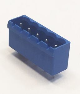 0/5 MR  5,08mm ERKEK 180 KAPALI 5Lİ MAVİ SOKET Klemens SKS 5,08-E2/5 10455 MR