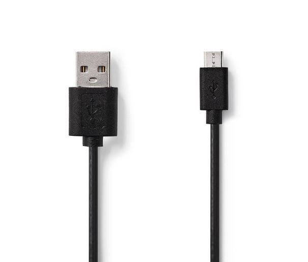 NEDIS CCGP60500BK20 USB MİCRO= USB A ERKEK  micro 5 pin 2MT BLİSTER
