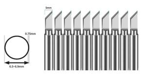 Bakon 600-K Yedek Havya Ucu Keski ( 0,5 mm )(BK90/BK60/BK863/BK881 1ADET FİYATIDIR )