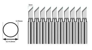 Bakon 600-K Yedek Havya Ucu Keski ( 0,5 mm )(BK90/BK60/BK863/BK881 1ADET FİYATIDIR )
