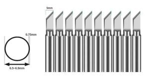 Bakon 600-K Yedek Havya Ucu Keski ( 0,5 mm )(BK90/BK60/BK863/BK881 1ADET FİYATIDIR )