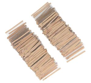 Direnç Seti 1/4W Karbon Film %5 20'Şerli 3120 Adet 156 Çeşit Şeffaf Çantada