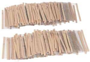 Direnç Seti 1/4W Karbon Film %5 20'Şerli 3120 Adet 156 Çeşit Şeffaf Çantada