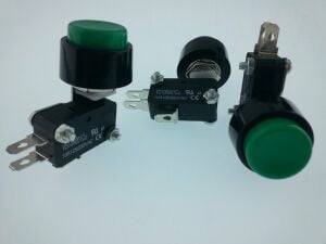 HIGHLY SWİTCH ( AB6161) YEŞİL BAŞLI 19mm TERMİNAL BAĞLANTILI ŞASE TİP