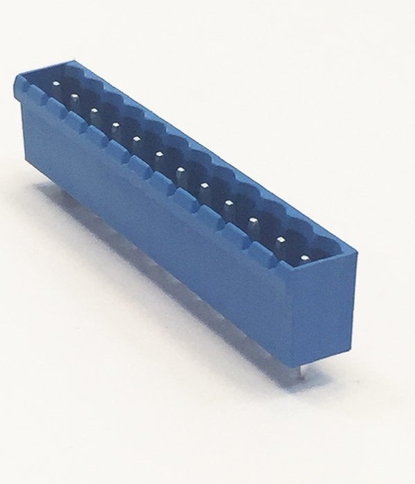 0/12 MR 5,08mm ERKEK 180° KAPALI 12Lİ MAVİ SOKET Klemens SBDK 5,08-E2/12 10462 MR