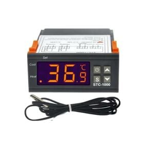 Stc-1000 AC 110-220V 10a Lcd Ekran Sıcaklık Kontrol Termostatı Ntc Problu