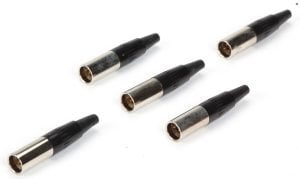 Canon 6 Pin Erkek Kablo Tip Mini XLR Konnektör