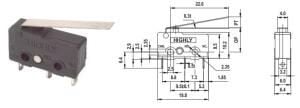 HIGHLY SWİTCH (SS0503A) 10x20mm 25mm TERMİNAL Tip PALETLİ ( KALİTELİ )