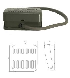 Lf-02 Ayak Pedalı Plastik Korumasız 20 cm Kablolu 250v 15A