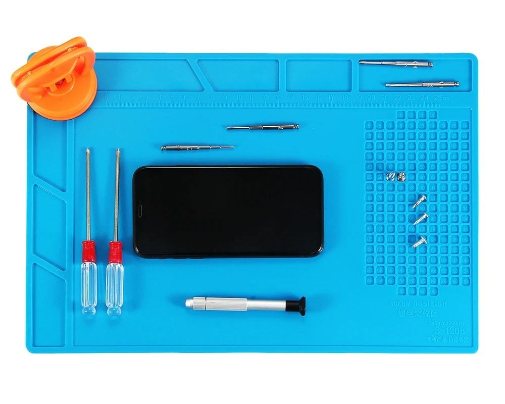 Silikon Çalışma Tamir Pedi S120B 340x230mm Isıya Dayanıklı