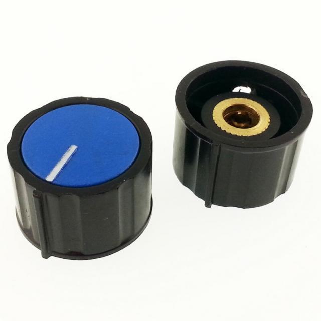 POT DÜĞMESİ HT 1400 MAVİ YANDAN VİDALI