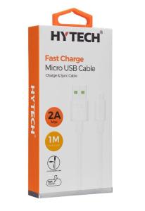 HYTECH HY-X83 MİCRO ANDROİD  USB ŞARJ KABLOSU 1MT 2A BEYAZ