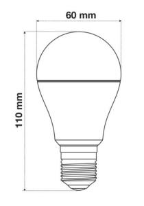 LED AMPUL E27 220V 7W 350LM  MAVİ  WONDEKS