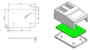 AK-DM-032-A Gri 61x86x32 Klemens Çıkışı Açık Gizli Havalandırma Yok Duvar Tipi Kutu