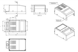 AK-DM-032-A Gri 61x86x32 Klemens Çıkışı Açık Gizli Havalandırma Yok Duvar Tipi Kutu