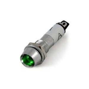 SİNYAL  LAMBASI METAL 220 V Ledli  8mm YEŞİL IC-225  ( Led Rengi Amber )