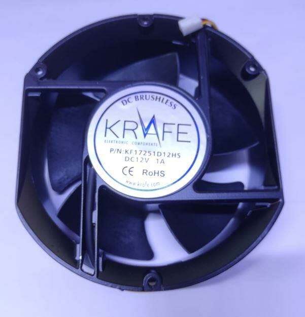 Fan 12V 1Amp Plastik Kanat 172x150x51-3 Krafe