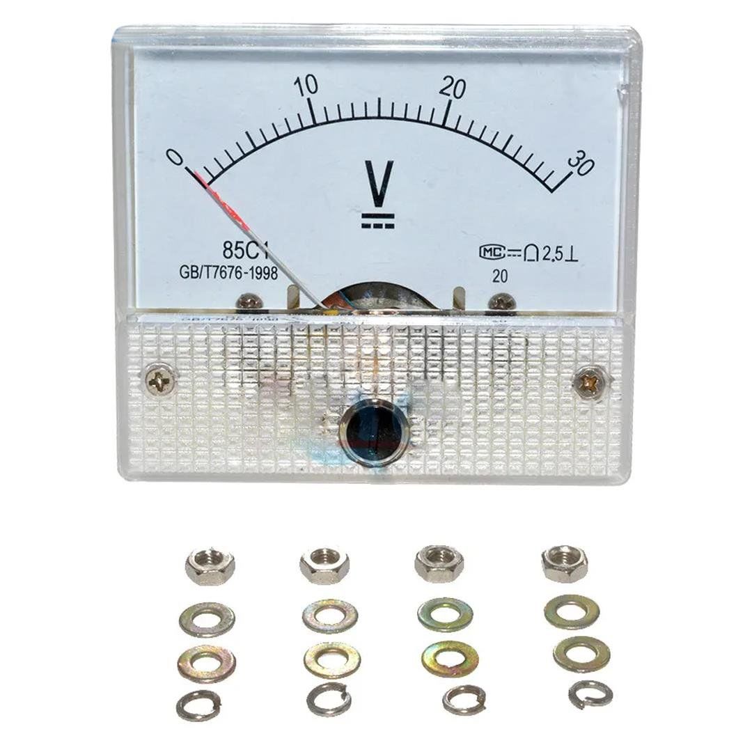 VOLTMETRE ANALOG 45x45 0-30V DC IC-230A
