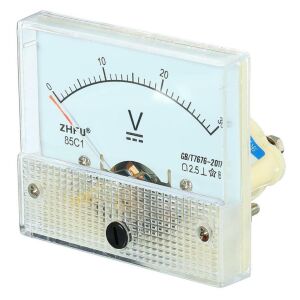 VOLTMETRE ANALOG 45x45 0-30V DC IC-230A