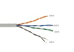 CAT 5 Kablo UTP SpeedTech KIRMIZI CAT101-1 çoktelli STRANDED