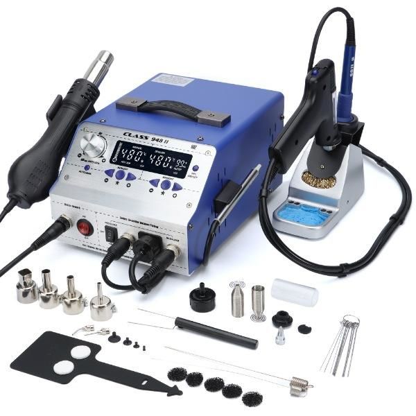 Class 948-II Sıcak Hava Rework Havya ve Vakum İstasyonu 3in1