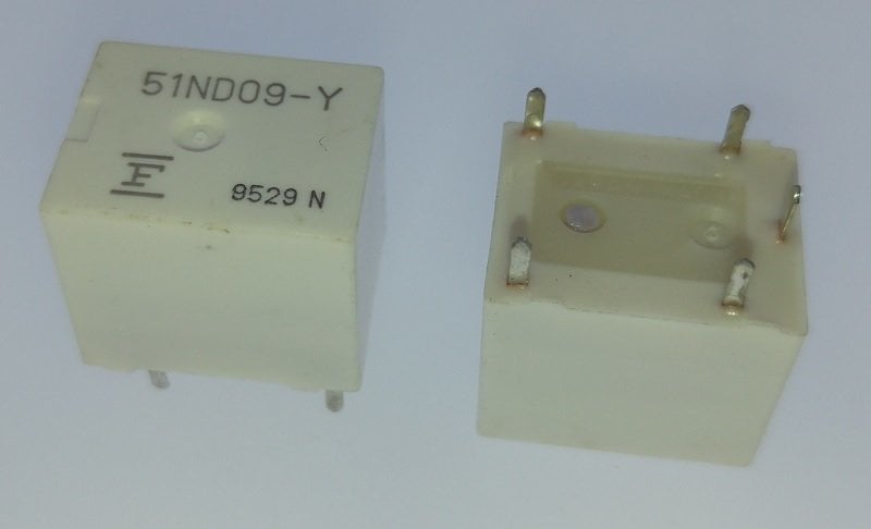 RÖLE 833-09V DC Mini Otogaz  HKV6-DC9V 51ND09-Y  FUJITSU