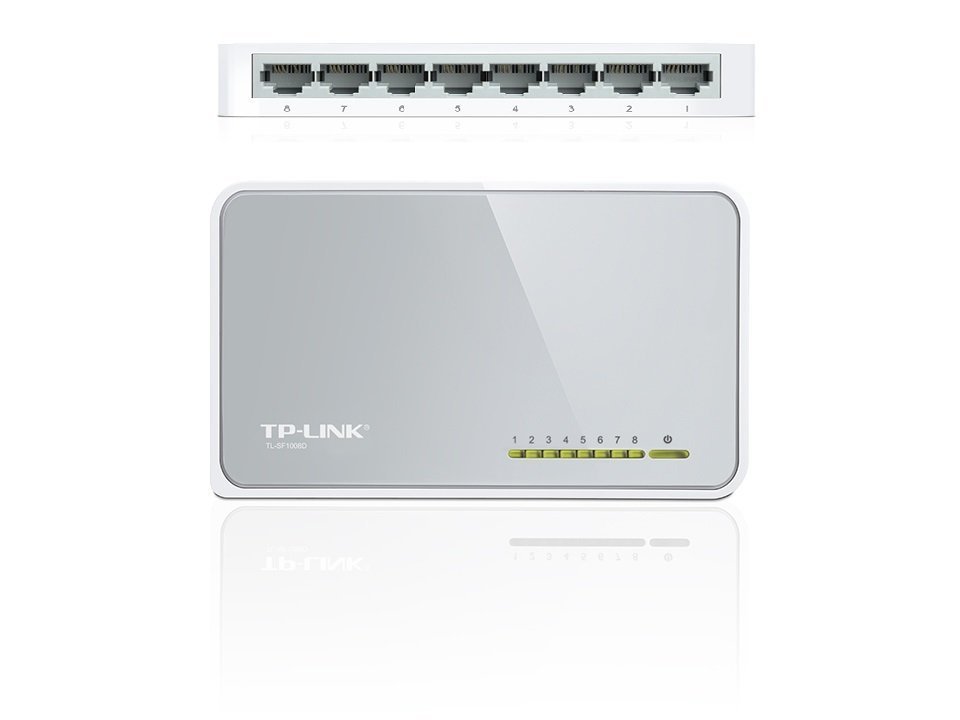 HUB 08 TP-LINK  TL-SF-1008D 10/100 MBPS SWİTCH