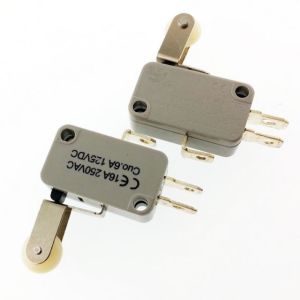 SWİTCH MAKARALI 16x28mm 14mm GRİ LEMA Dik  BEYAZ MAKARALI