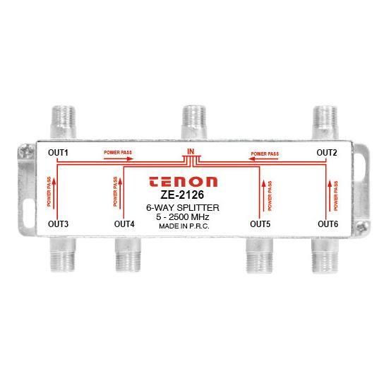 8 Way 1/8 5-2500 Mhz Splitter