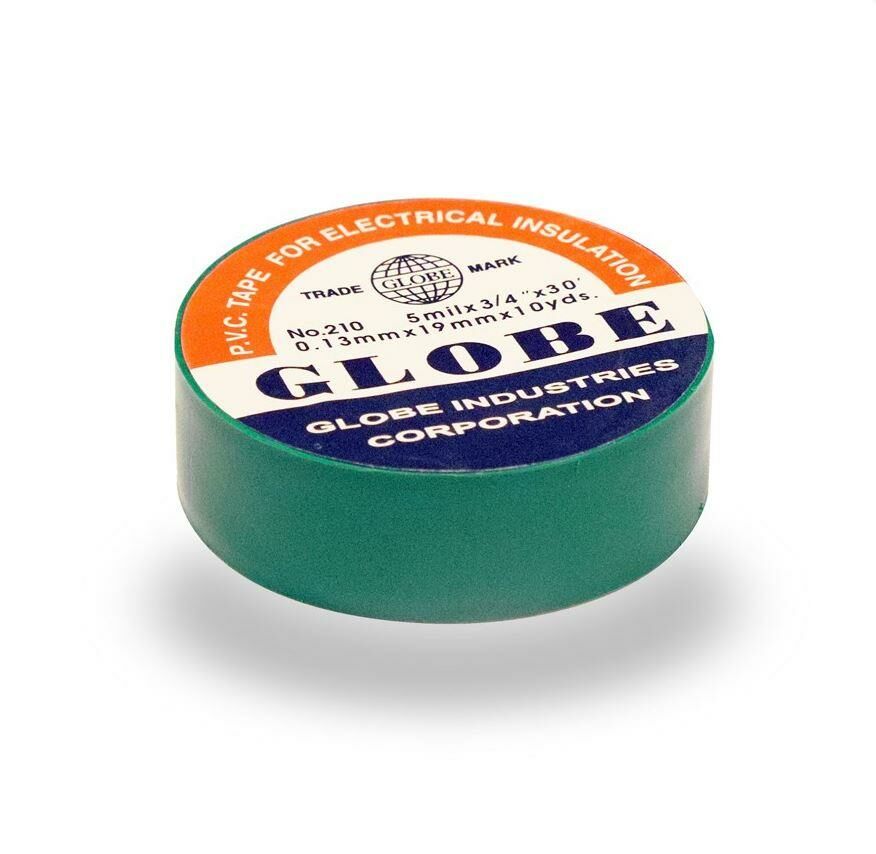 Globe Elektrik İzole Bandı Yeşil 19mm  ( 1 Adet )