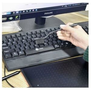 Antistatik Fırça Seti 6 Parça 5 Fırça 1 Cımbız Plastik