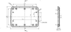 AK-HH-2043 140x100x32,4  Tablet Kutusu 4,3 INC LCD İçin