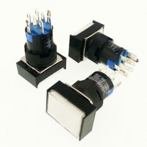 ANAHTAR MOMENTUM MBT-37312 DİKTÖRTGEN  BEYAZ 6  PİN