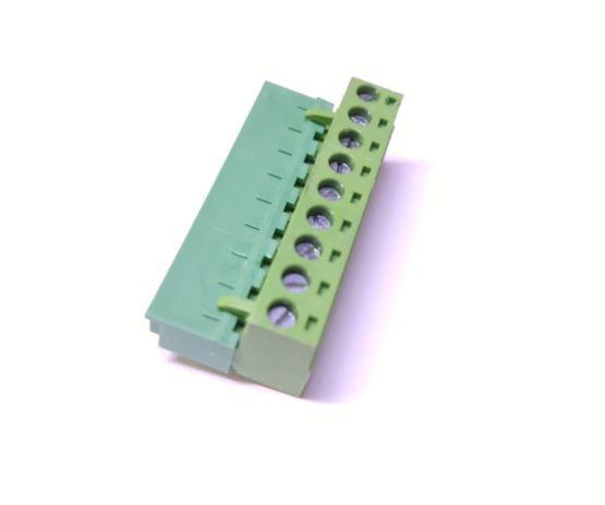 0/9 CHN 5,08mm 90°  DİŞİ+ERKEK TAKIM YEŞİL YANLARI KAPALI