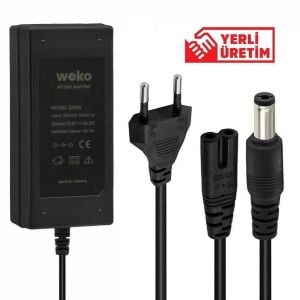 Weko 22055 Akü Şark Cihazı 12v 3a Laptop Tip Çıkış 12,6v Yerli Üretim