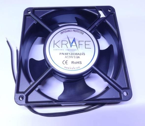 Fan 24v AC Plastik Kanat 120x120x38-2 ( AC ) Krafe