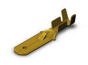 KABLO TERMİNAL  ERKEK 6,3mm UZUN tip  SF-1EU1 tırnaklı