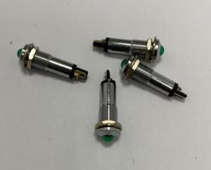 SİNYAL  LAMBASI METAL 220 V NEON Dışa Konik YEŞİL