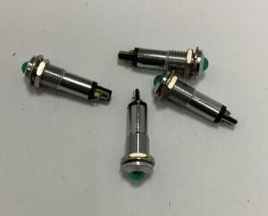 SİNYAL  LAMBASI METAL 220 V NEON Dışa Konik YEŞİL