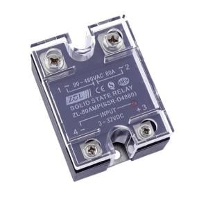 Ssr SL-80 80 Amper Zenli Solid State Röle 3 ~ 32v Dc Giriş / 90-480v Ac Çıkış